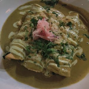 Enchiladas 10/10 at Seabirds Kitchen - The LAB in Costa Mesa