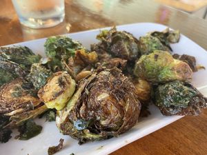 Brussel sprout appetizer  at Seabirds Kitchen - The LAB in Costa Mesa