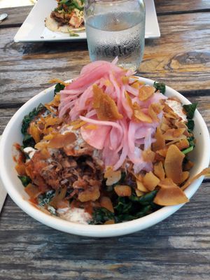 Holy Smokes Bowl is delicious! at Seabirds Kitchen - The LAB in Costa Mesa