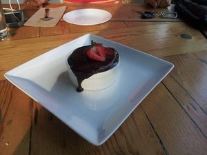 Warm chocolate cake at Seabirds Kitchen - The LAB in Costa Mesa