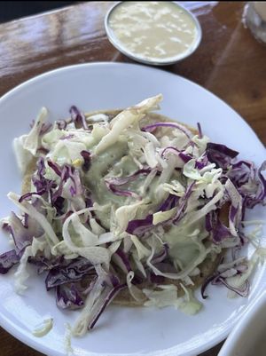 Avocado taco  at Seabirds Kitchen - The LAB in Costa Mesa