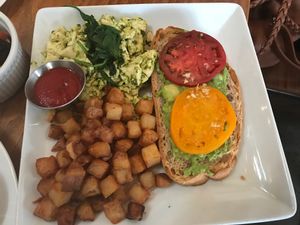 Green Eggs & Avo Toast at Seabirds Kitchen - The LAB in Costa Mesa