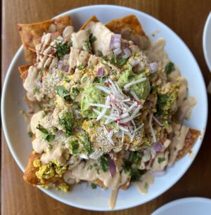 Chilaquiles Roja  at Seabirds Kitchen - The LAB in Costa Mesa