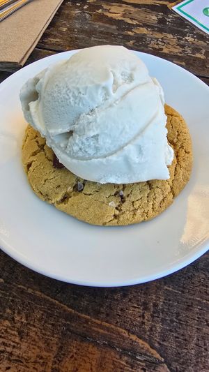 House baked cookies and vanilla ice cream at Seabirds Kitchen - The LAB in Costa Mesa