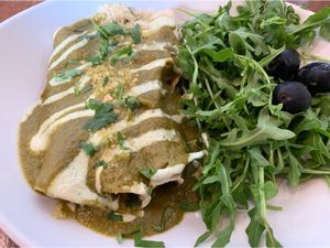Enchiladas  at Seabirds Kitchen - The LAB in Costa Mesa