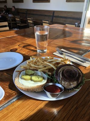 Beet burger!! at Seabirds Kitchen - The LAB in Costa Mesa