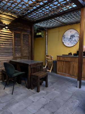 Outside seating ('garden').  at pho mum in Dresden