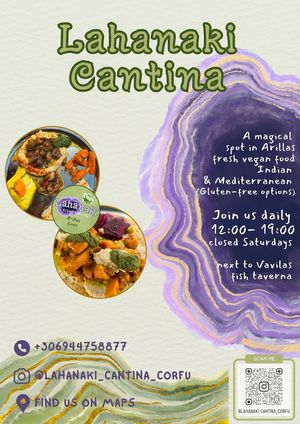  at Lahanaki - Vegan Cantina in Corfu