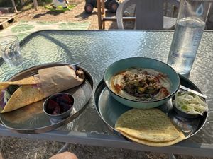 Falafel und Hummus Special  at Lahanaki - Vegan Cantina in Corfu
