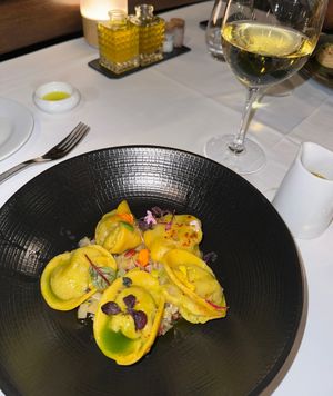 Vegetable Raviolii  at Le Lotus in Faaa