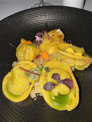 Vegan Raviolii  at Le Lotus in Faaa
