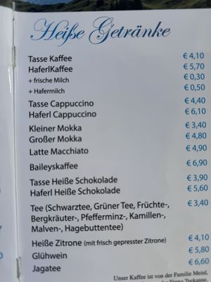 Oat milkk  at Alpenhaus Kitzbüheler Horn in Kitzbuehel