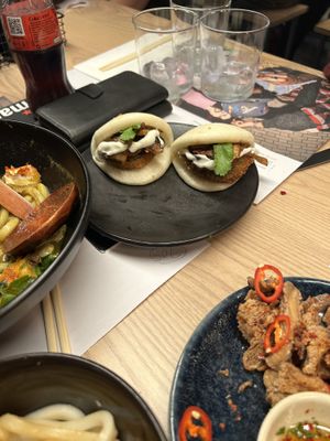 Bao buns  at Wagamama in Dundee