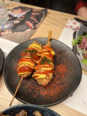 Vegan k dogs  at Wagamama in Dundee