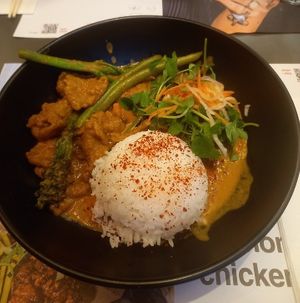 Chick'n coconut kare curry at Wagamama in Dundee