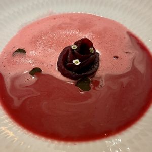 Beetroot soup  at Giewont in Koscielisko