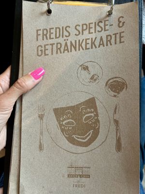 Menükarte   at Fredi in Winterthur