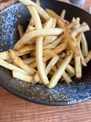 Seasoned fries   at The Bosk in Alnwick