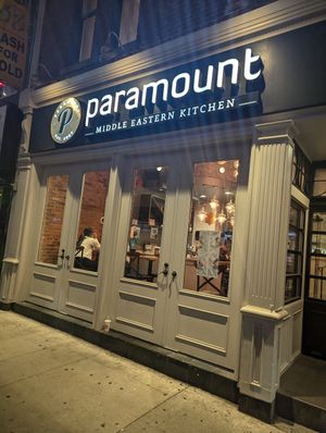 Outside at Paramount Fine Foods - Yonge St in Toronto