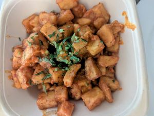 Spicy Potatoes at Paramount Fine Foods - Yonge St in Toronto