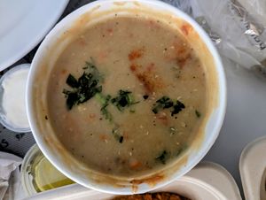 Lentil soup at Paramount Fine Foods - Yonge St in Toronto