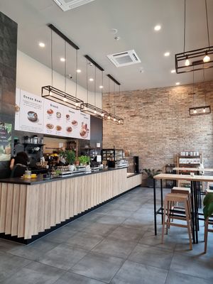 Counter at Zili's Health Bar in Budapest