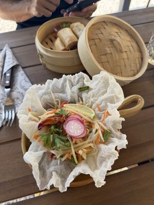 Papaya Salad (make sure to ask for vegan)  at Thalerium in Krumpendorf