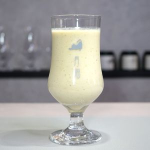 Vegan Smoothie with soy milk (Avocado flavor) at Vegan Cafe Tsukineko in Osaka