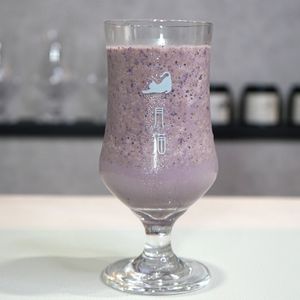 Vegan Smoothie with soy milk (Acai Berry flavor) at Vegan Cafe Tsukineko in Osaka