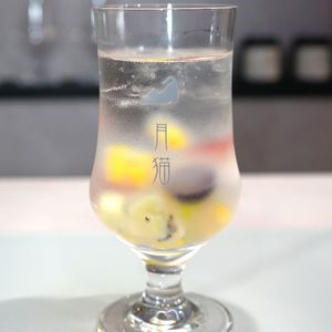 Fruit punch at Vegan Cafe Tsukineko in Osaka