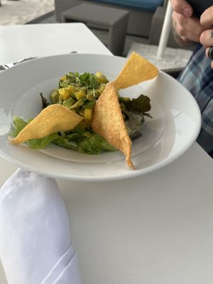 Avocado tartare  at Elements Restaurant in Oranjestad