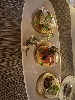 Starter bruschetta   at Elements Restaurant in Oranjestad