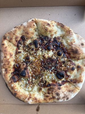 Vegan garlic bread with marmite 😏  at Coastal Crust Pizza in Swanage
