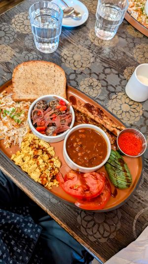 Bohemian breakfast at Bohemian Cafe in Kelowna