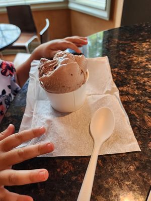 Chocolate cherry at Moonlight Creamery in Fairport