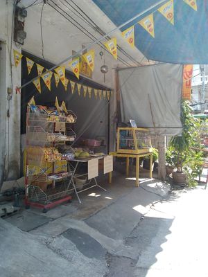 Outside view... at Veg Restaurant in Hua Hin