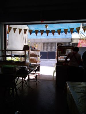 Inside the restaurant... at Veg Restaurant in Hua Hin