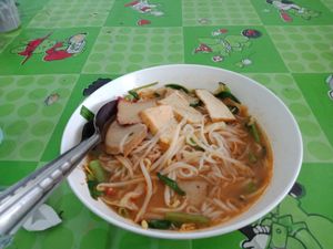 Vegan noodles at Veg Restaurant in Hua Hin