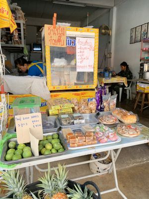 The outdoor stands at Veg Restaurant in Hua Hin