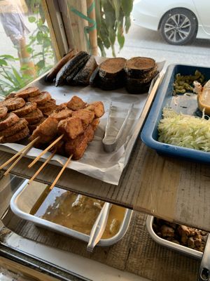Tofu and Mock Meats  at Veg Restaurant in Hua Hin