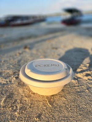 Sustainable package! at PokeMu in Gili Trawangan