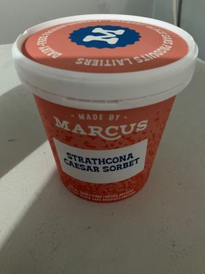 Vegan Caesar at Made By Marcus - Brewery District in Edmonton