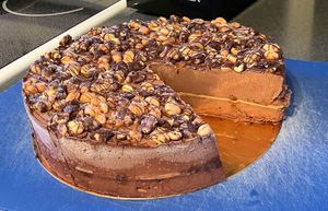 Ice cream cake at Made By Marcus - Brewery District in Edmonton