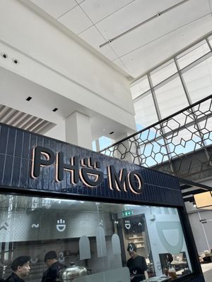 Shop sign  at Pho Mo - The Galleria in Abu Dhabi