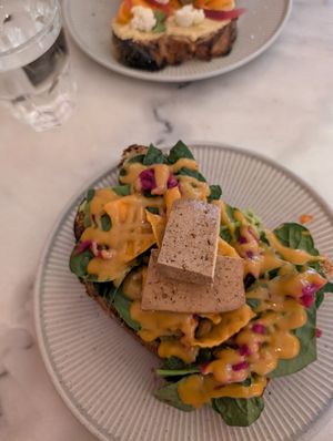 Avocado toast at Corde Coffee  in Geneva