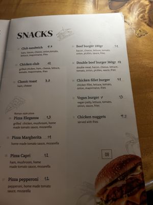 Menu  at My Place in Kos