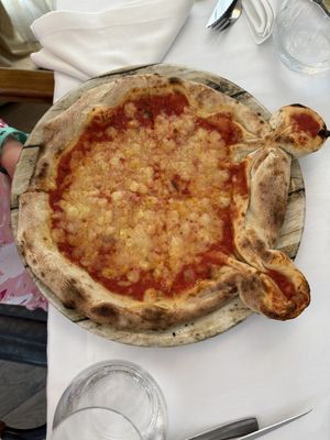 Pizza in a shape of “mickymouse"  at 450Gradi in Gran Canaria