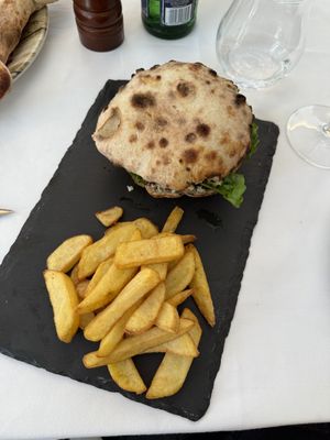 Burger  at 450Gradi in Gran Canaria
