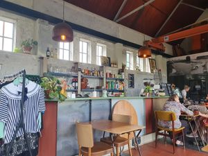 Atmosphere of the café at Het Arnhems Gemaal in Arnhem