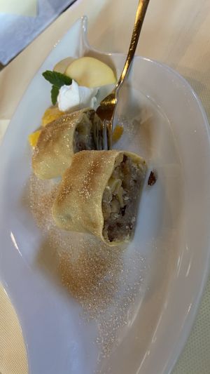 Sehr leckeres Maultäschle gefüllt mit Apfel  at Gajas Welt in Kaisersbach-ebni